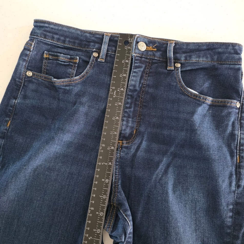 LOFT Curvy Skinny High Rise Dark Wash Jeans Women's Size 29/ 8 Casual Classic - Picture 9 of 11